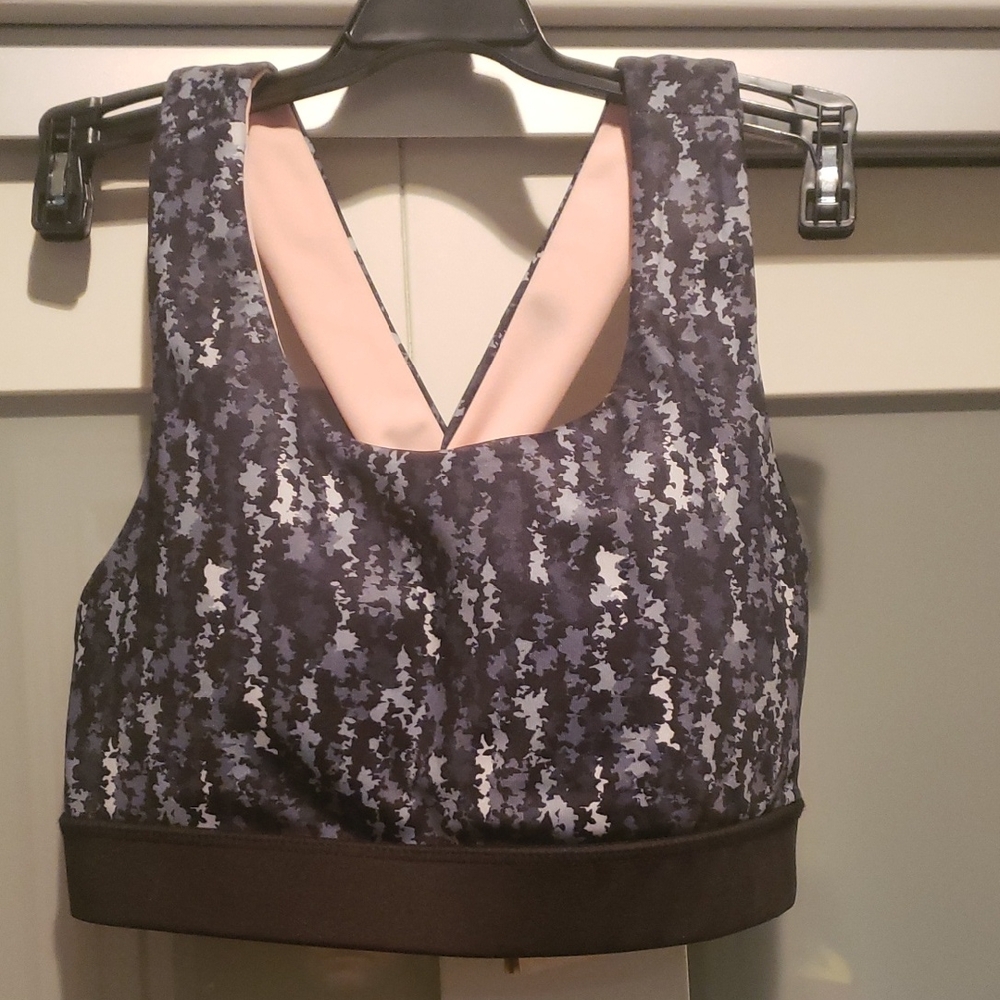 Asics Camouflage Print Sports Bra